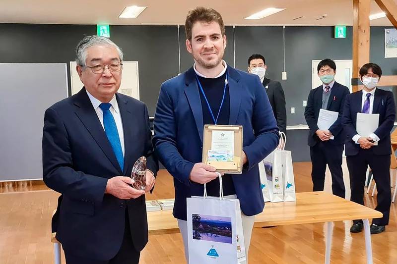 tttttVitor Hugo Gomes recebe o título de cidadão especial da cidade de Higashikawa