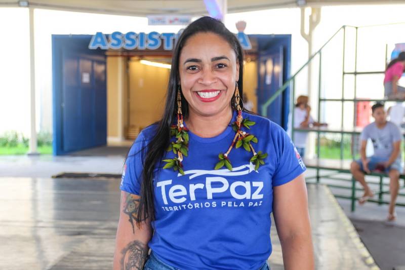 Professora Lília Melo, coordenadora do projeto Que Nem Maré, da Seduc