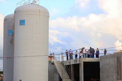 notícia: Cosanpa apresenta obras estruturantes à comitiva da Caixa Econômica Federal