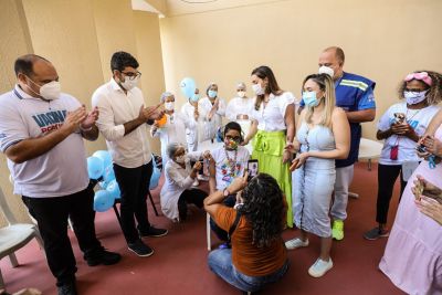 notícia: Pará iniciou neste sábado (15) a vacinação de crianças