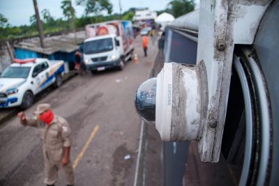 notícia: Segup instala câmeras de monitoramento nas vias de embarque e desembarque nos portos de Outeiro
