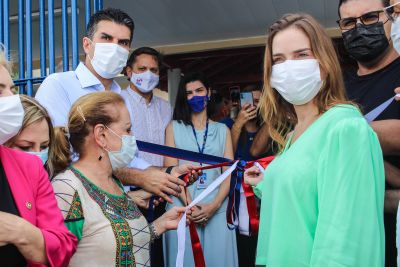 notícia: Governo entrega Escola Estadual Visconde de Souza Franco reconstruída