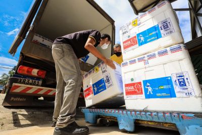 notícia: Pará recebe mais de 140 mil doses da vacina Janssen contra a Covid-19