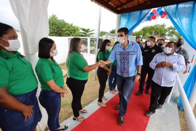 galeria: Governo entrega prédio reconstruído do CRAS de Chaves, no Marajó