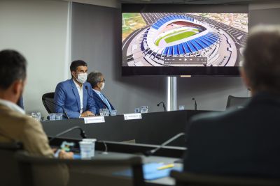 galeria: Governo do Pará e CBF estudam jogo da seleção brasileira na reabertura do Novo Mangueirão