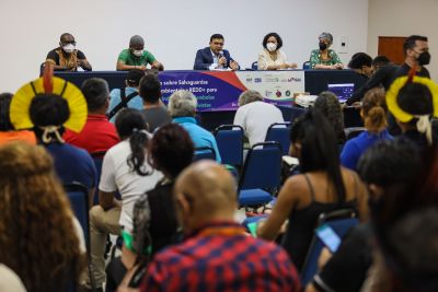 notícia: Semas reúne povos indígenas, quilombolas e extrativistas para dialogar sobre créditos de carbono