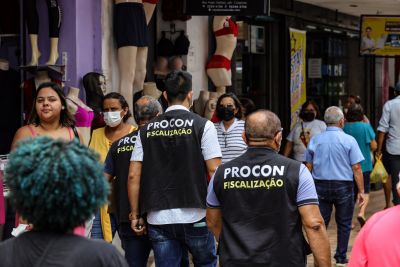 notícia: Procon Pará fiscaliza comércio de Belém às vésperas do Dia das Mães