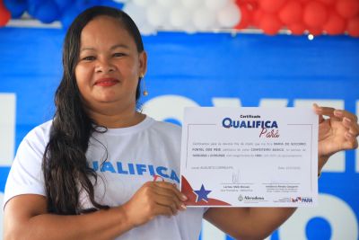 notícia: Estado certifica mais 160 alunos do "Qualifica Pará", em Augusto Corrêa