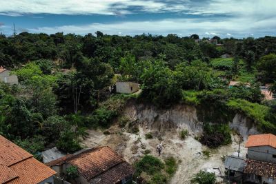 notícia: Em Ourém, áreas de deslizamento estão sendo monitoradas pela Defesa Civil