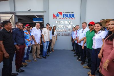 notícia: Estado entrega o novo Terminal Hidroviário de Santa Cruz do Arari