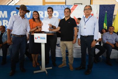 notícia: Governador assina convênio para liberação de recursos para saúde com prefeituras do Sul do Pará