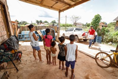 notícia: Atingidas pelas chuvas, famílias de Porto de Moz e Pacajá recebem ajuda humanitária