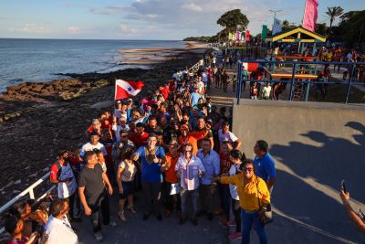 notícia: Governo do Pará entrega nova Orla de Salvaterra, beneficia população e fomenta o turismo na região    