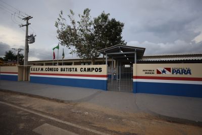 notícia: Escola mais antiga de Barcarena é reconstruída e devolvida à população pelo governo do Pará