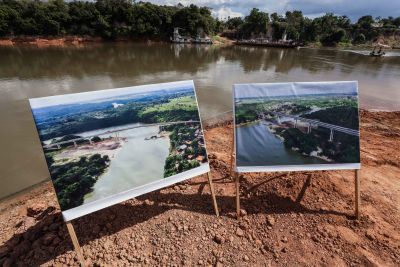 notícia: Ponte sobre o Alto Rio Capim, na PA-256, entra na fase de fundação dos pilares