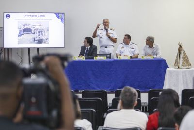 galeria: Marinha e Setur apresentam regulamento e concurso de embarcações da Romaria Fluvial do Círio 2022