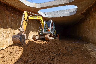 galeria: BRT ANANINDEUA OBRA NO TÚNEL
