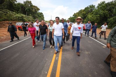 notícia: Oriximiná, no Baixo Amazonas, recebe nova PA-439 reconstruída e sinalizada