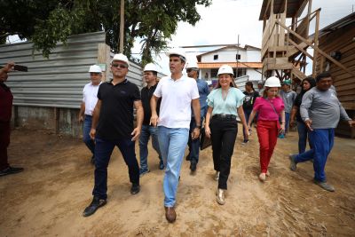 galeria: Governador e Vice-Governadora eleita visitam as obras do Hospital Menino Jesus, em Oriximiná
