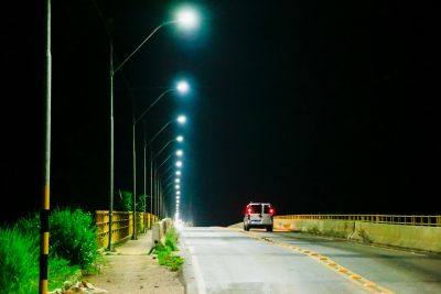 notícia: Setran troca iluminação das 4 pontes da Alça Viária e de outras 2 pontes nas PAs 252 e 140
