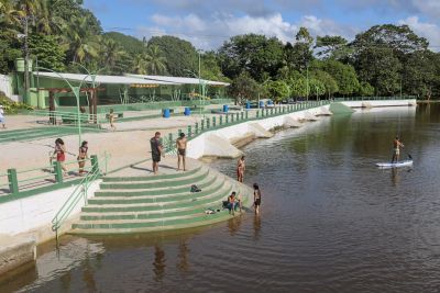 notícia: População de Peixe-Boi recebe do Estado a orla totalmente reconstruída