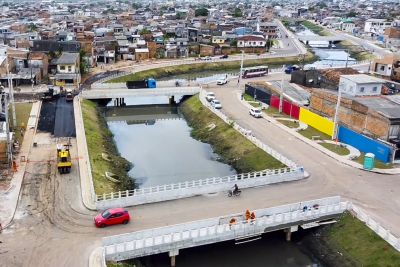 notícia: Em Belém, macrodrenagem do Tucunduba chega à reta final com urbanização