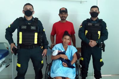 notícia: PM faz parto de emergência na rodovia PA-150, em Goianésia do Pará 