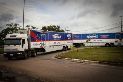 notícia: Estado usa carreta do 'TerPaz' para oferecer ações de saúde e cidadania a moradores de Marabá