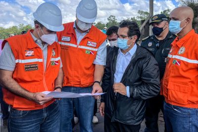 notícia: Governo do Estado inicia obra de cabeamento e recomposição da ponte do Outeiro para liberação do tráfego