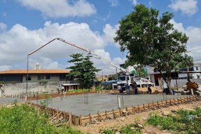 notícia: Obras da nova sede do 20º Batalhão da Polícia Militar seguem para próxima etapa, em Belém