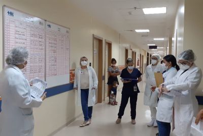 notícia: Em Icoaraci, o Hospital Abelardo Santos adota método Kanban nas unidades de internação