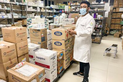notícia: Hospital Geral de Ipixuna alerta usuários e acompanhantes sobre riscos da automedicação 