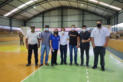 notícia:  Equipe técnica da Seel faz vistoria em espaços esportivos para os Jogos Abertos do Pará