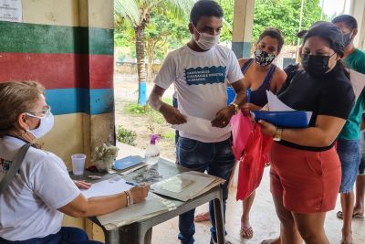notícia: Distritos de Cametá recebem Caravana de Cidadania e Direitos Humanos da Sejudh