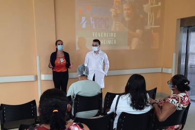 notícia: HRPC realiza palestra para usuários para falar do Mal de Alzheimer