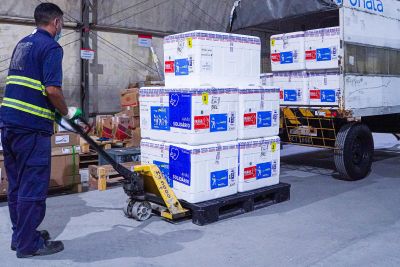 notícia: Pará recebe mais 59.960 doses de vacina contra Covid-19 para crianças, neste sábado (19)