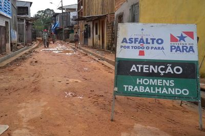 notícia: Programa Asfalto por Todo o Pará avança no bairro da Terra Firme, em Belém