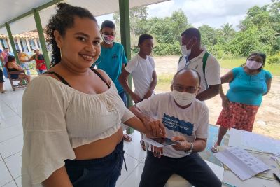 notícia: Sejudh leva cidadania ao Território Quilombola de Itapocu, em Cametá