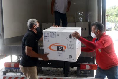 notícia: Pará recebe mais 61 mil doses de vacinas pediátricas contra a Covid-19