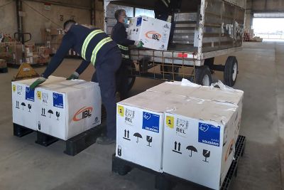 notícia: Pará recebe mais 62 mil doses de vacinas pediátricas contra a Covid-19, nesta quarta (9)