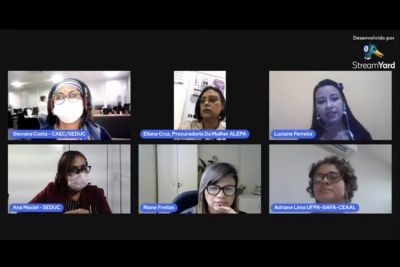 notícia: Em evento on-line, Seduc debate empoderamento feminino e violência contra a mulher
