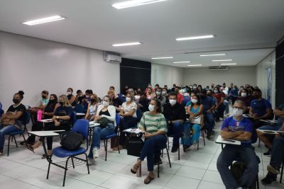 notícia: Seduc capacita profissionais de Educação Física, do Lago de Tucuruí