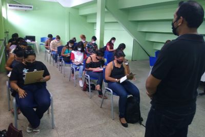notícia: Detran atende cerca de 100 pessoas em mutirão de exames do Programa CNH Pai D'Égua