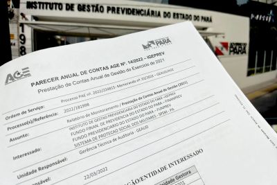 notícia: AGE recomenda aprovação das contas da Gestão 2021 do Igeprev