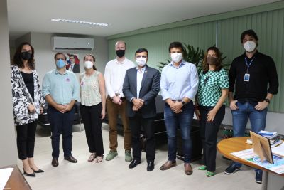 notícia: Encontro reúne representantes da Semas e Amazon para futuras parcerias