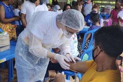 notícia: Ações itinerantes da Sespa encerram três dias de atendimento a comunidades quilombolas de Abaetetuba