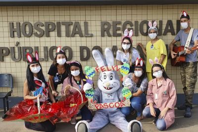 notícia: Alegria e gratidão marcam Páscoa no Hospital Regional Público do Araguaia (HRPA)