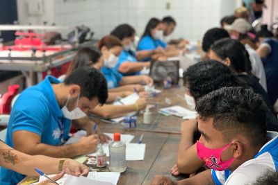 notícia: Ação de cidadania do ParáPaz fez mais de 700 atendimentos na comunidade da Vila da Barca