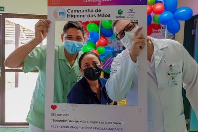 notícia: Campanha incentiva higienização das mãos nos Hospitais Regionais
