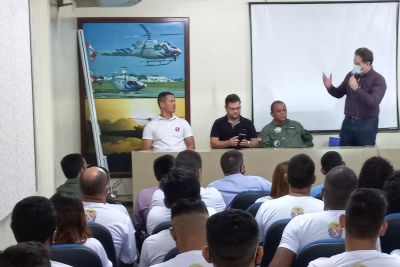 notícia: Sectet realiza aula inaugural do curso Técnico em Mecânica de Aeronaves 